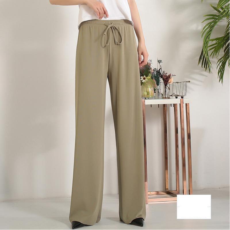 Ice Silk Wide-Leg Pants-14 Colors