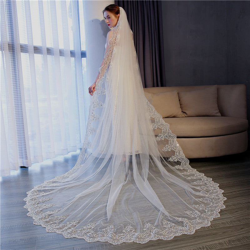 Mesh Nylon Long Veil