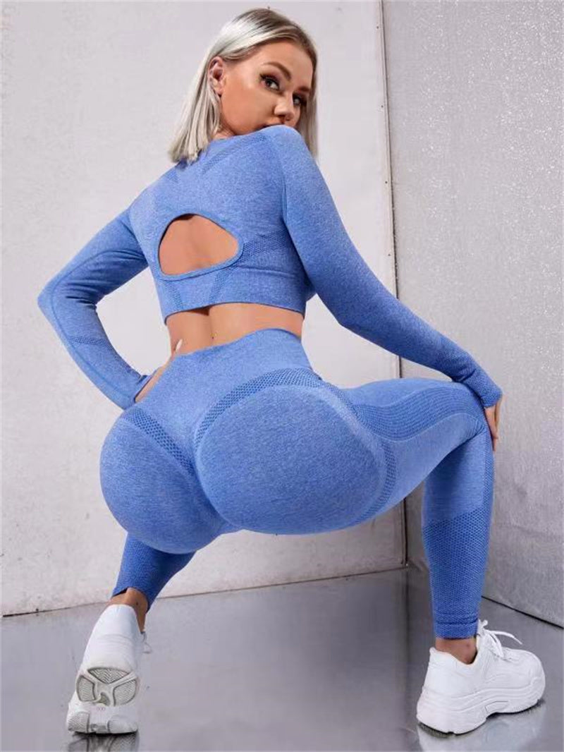 Butt Lifting High Waist Seamless Fitness Leggings Sportswear Outfit