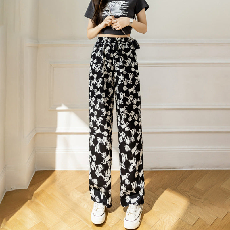 Ink Dye Straight Mopping Pants-15 Styles