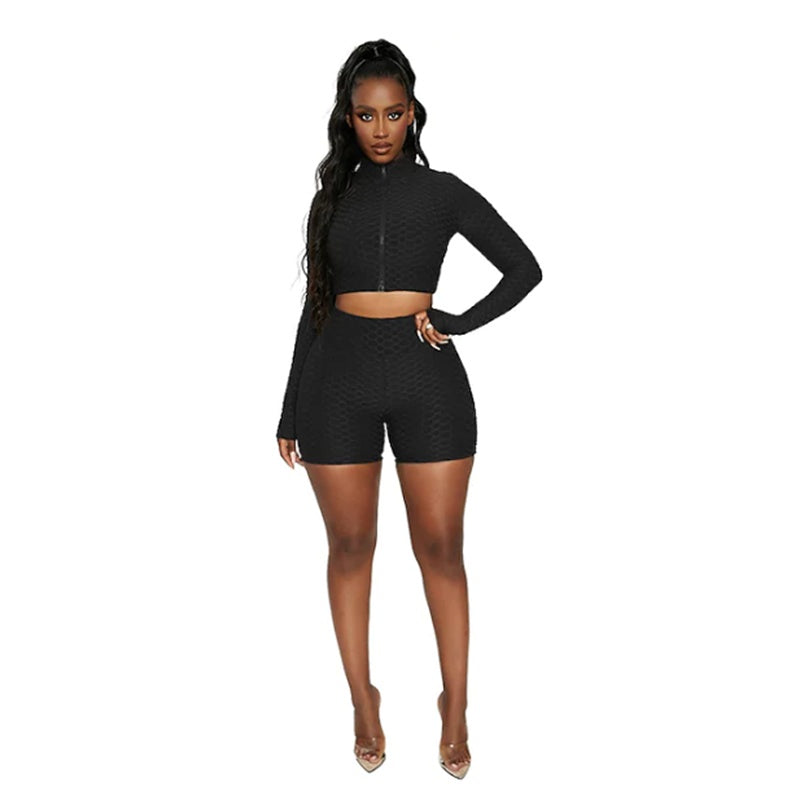 Waist Slimming Tummy Tucking Sports Suit