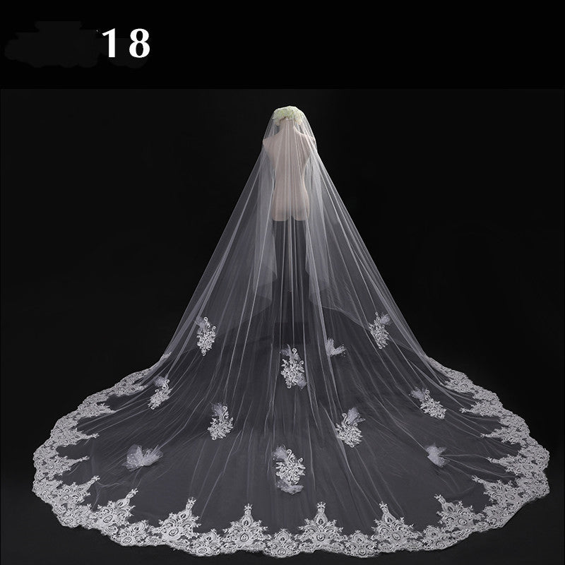 22 Styles Long Wedding Veil