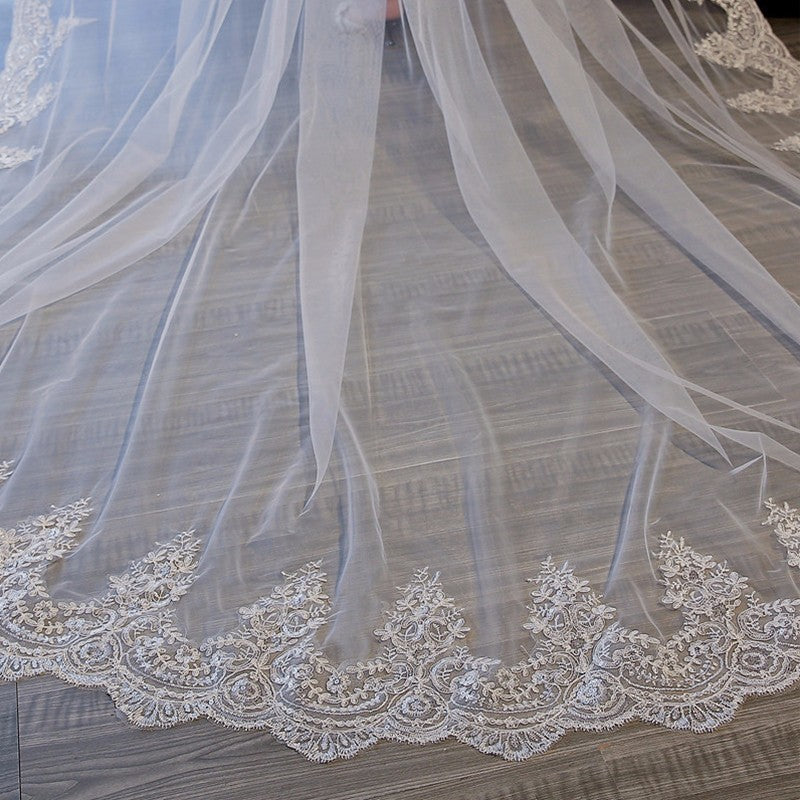 Mesh Nylon Long Veil