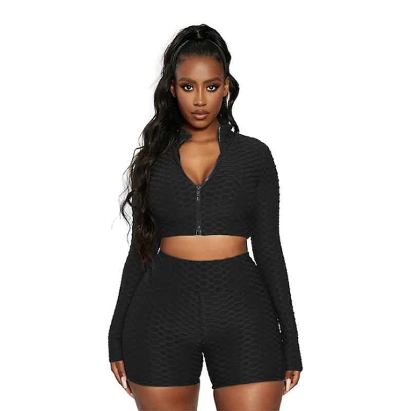 Waist Slimming Tummy Tucking Sports Suit