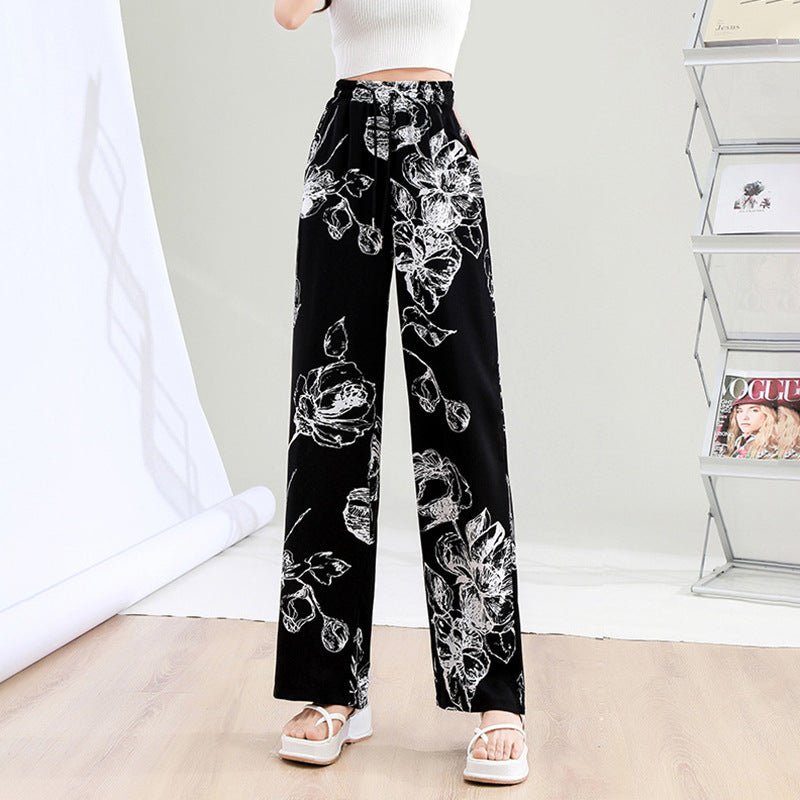 Ink Dye Straight Mopping Pants-15 Styles