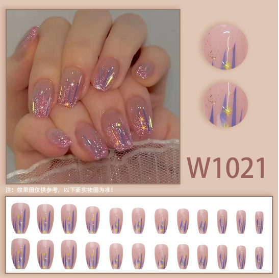 9 Styles Mid-length Ballet Nails