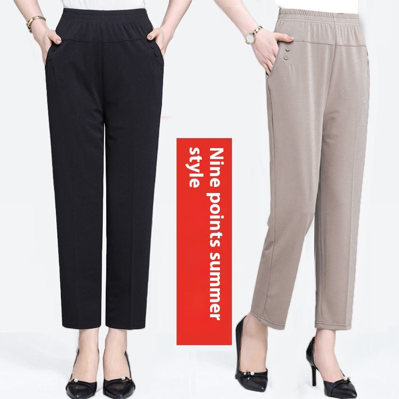 Ice Silk Cropped Pants-6 Colors