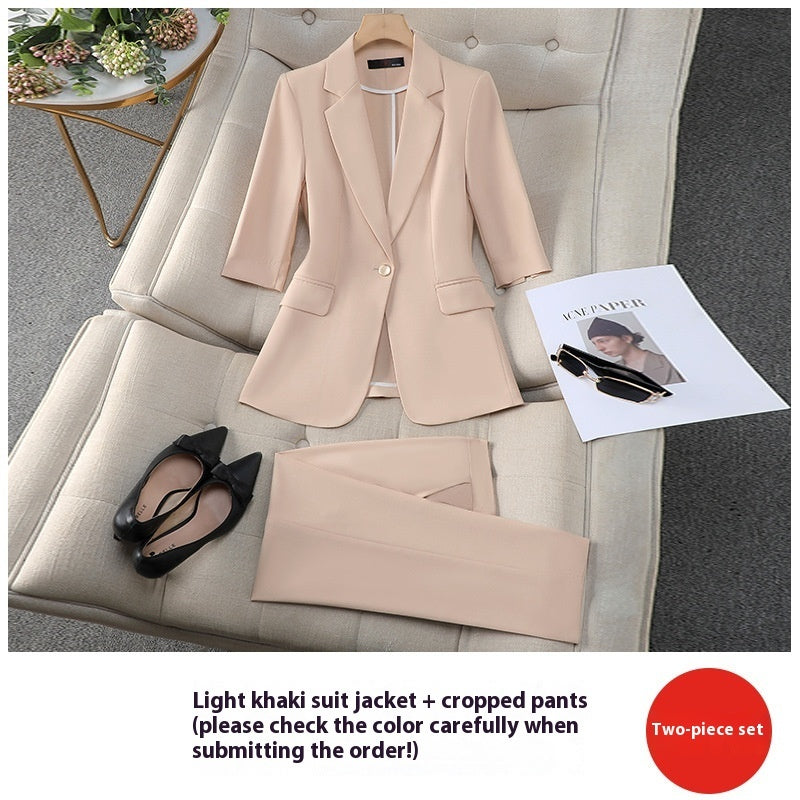 Waist Trimming Stylish Thin Suit