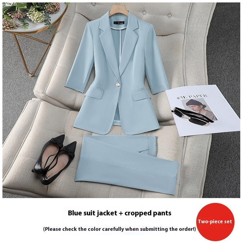 Waist Trimming Stylish Thin Suit