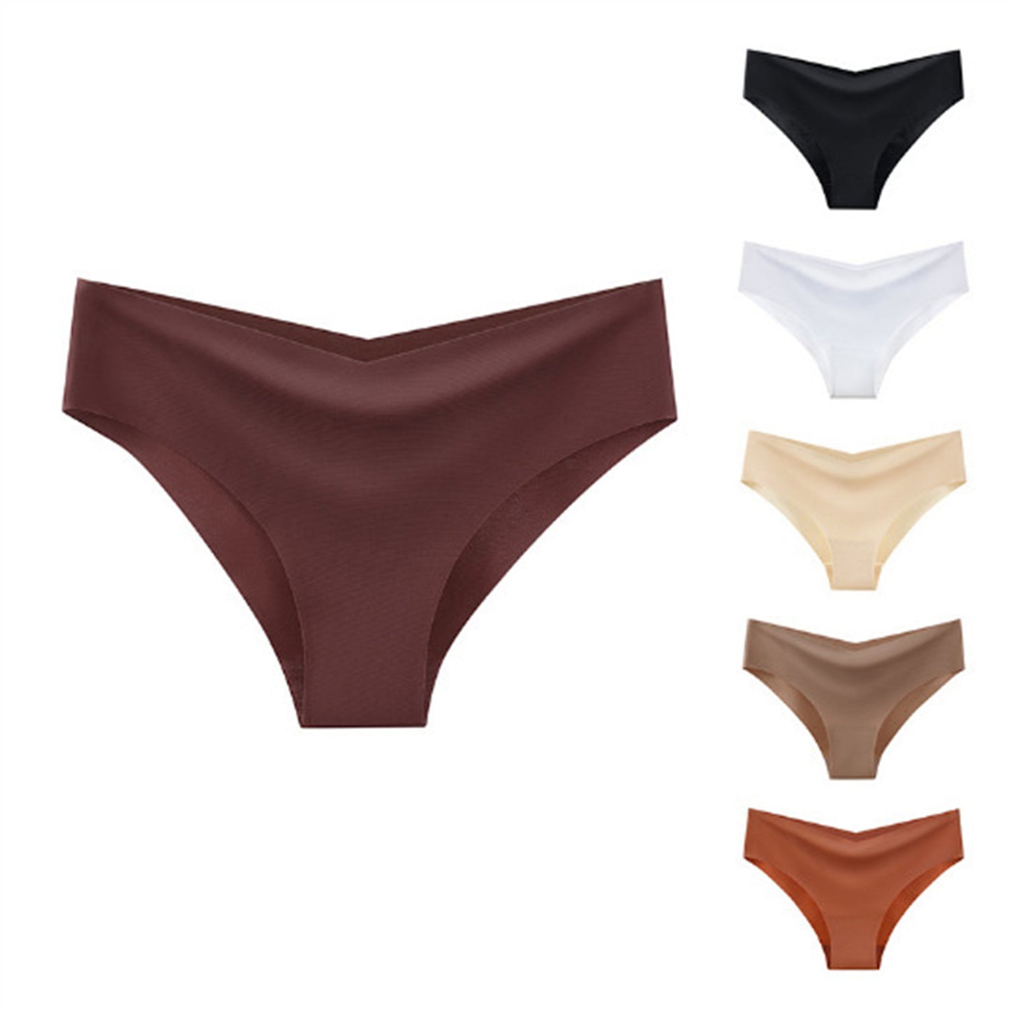 Seamless Waistband Ice Silk Panties