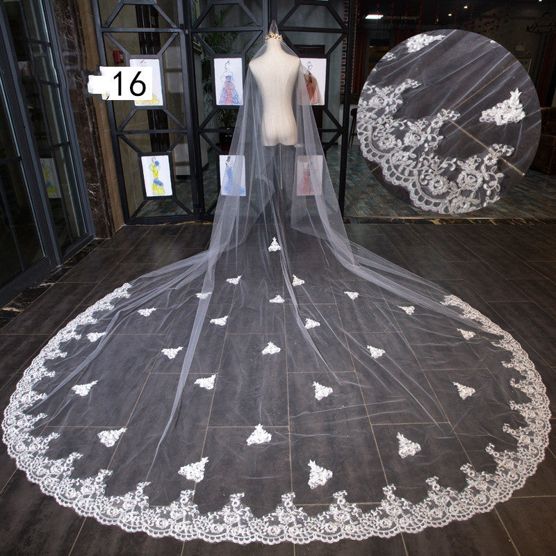 22 Styles Long Wedding Veil