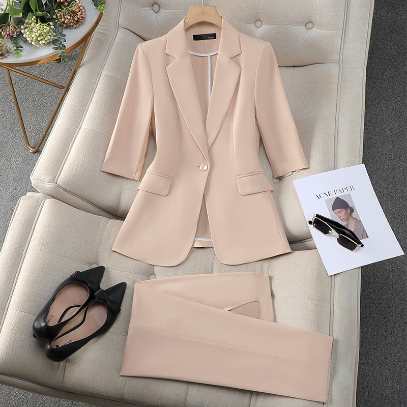 Waist Trimming Stylish Thin Suit