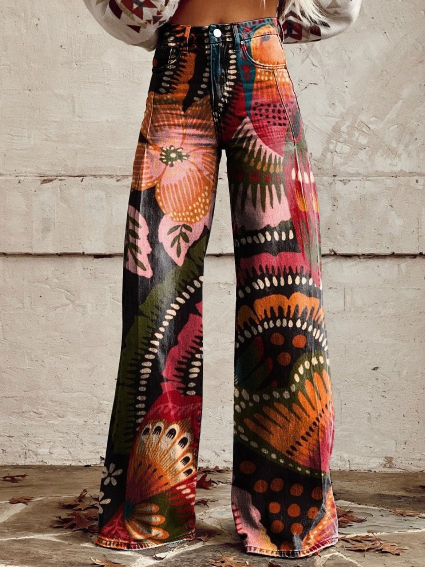 Horn Style Loose Denim Pants – 12 Variants