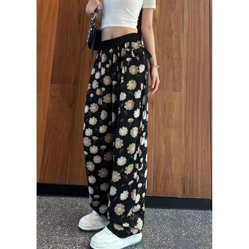Ink Dye Straight Mopping Pants-15 Styles