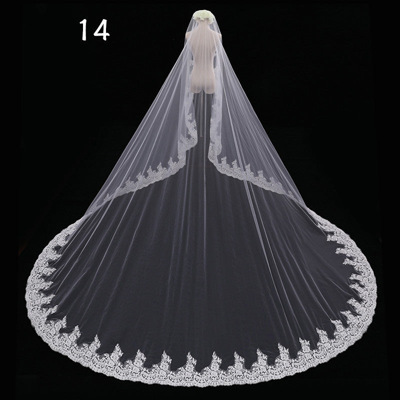 22 Styles Long Wedding Veil