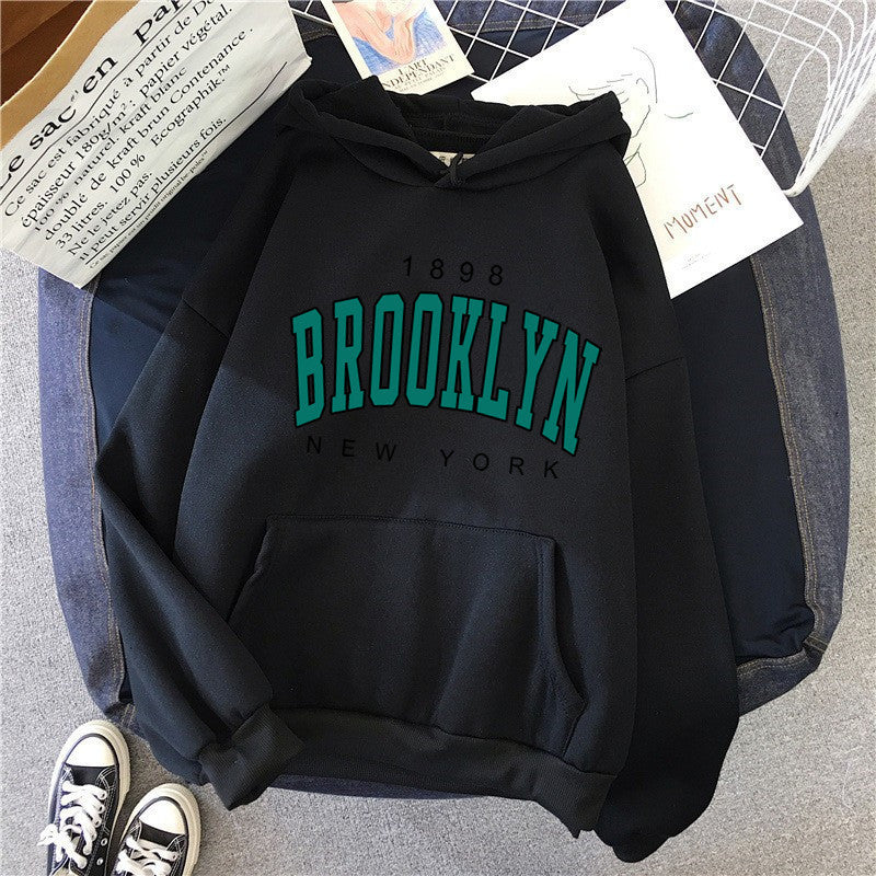 Women's Printed Couple Pullover Sweatshirt