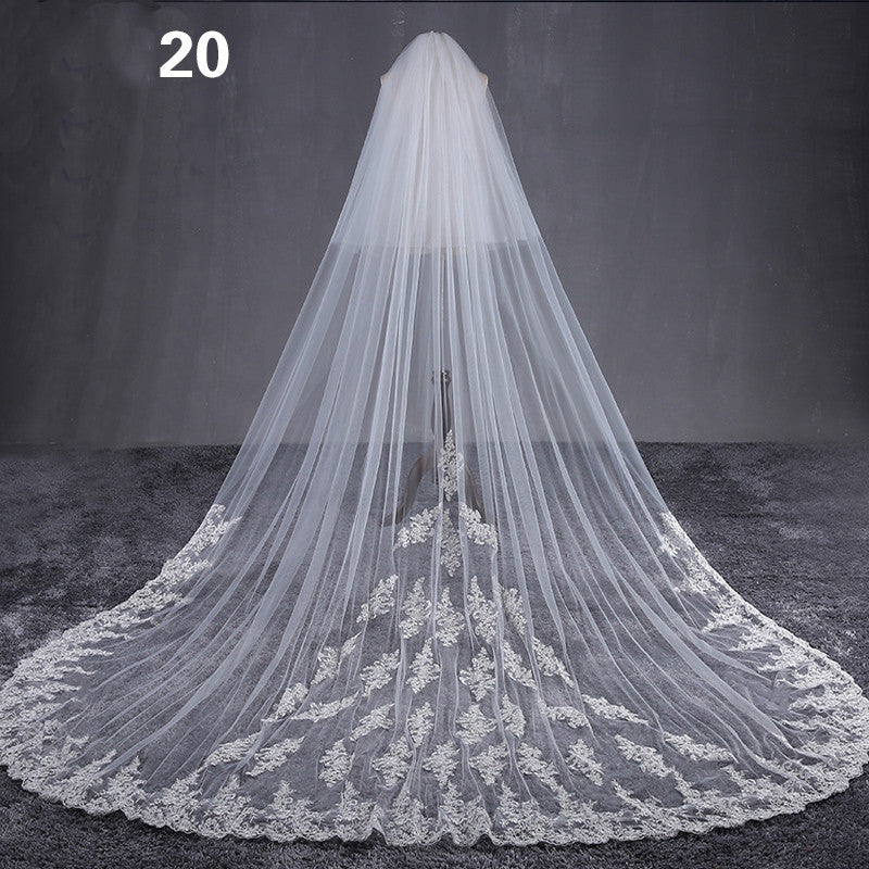 22 Styles Long Wedding Veil