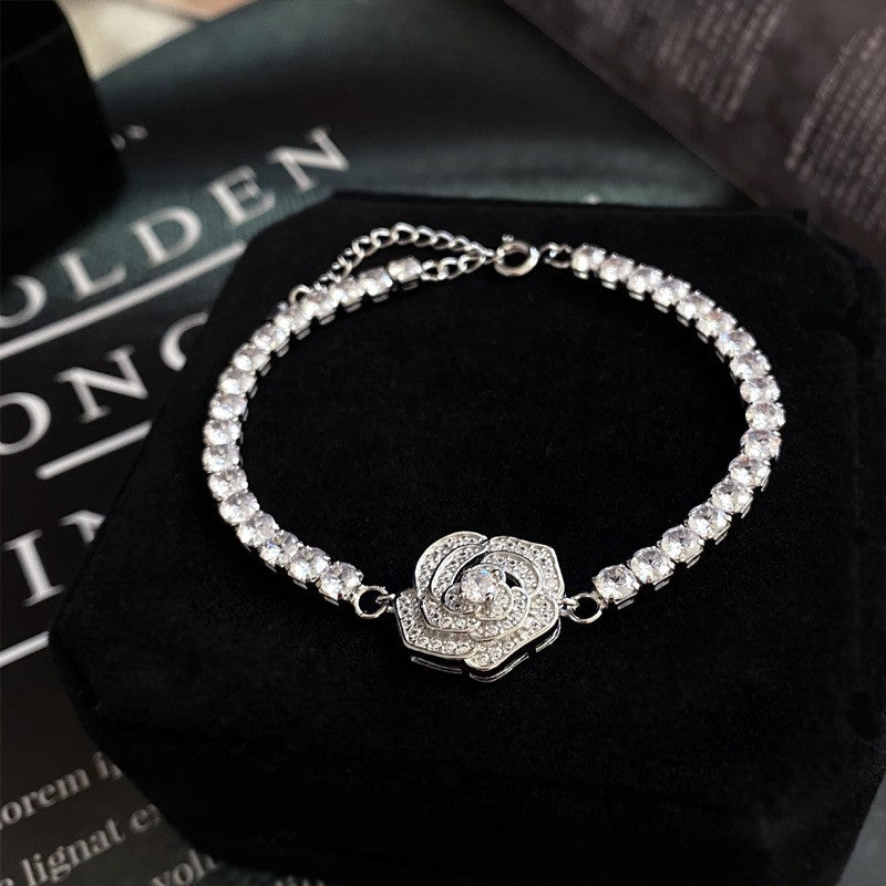 Camellia Flower -Necklace Bracelet Ring