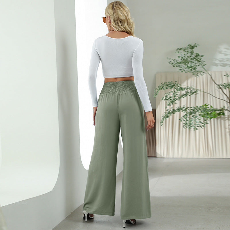 Women's High Waist Wide Leg Pants