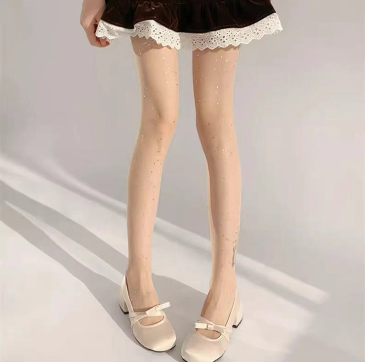 Ultra-Thin Skincare Stockings for Girls