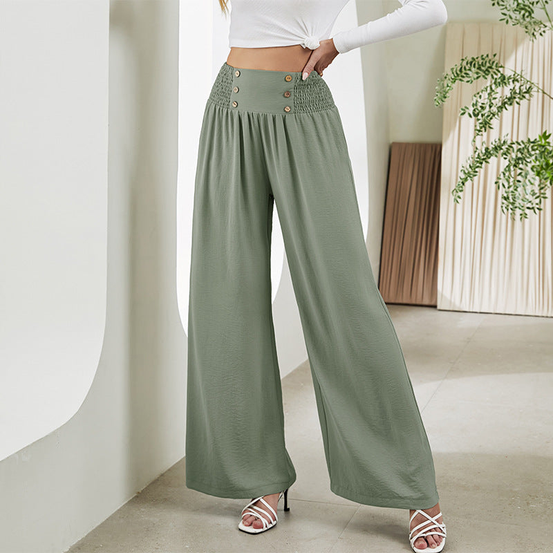 Women's High Waist Wide Leg Pants