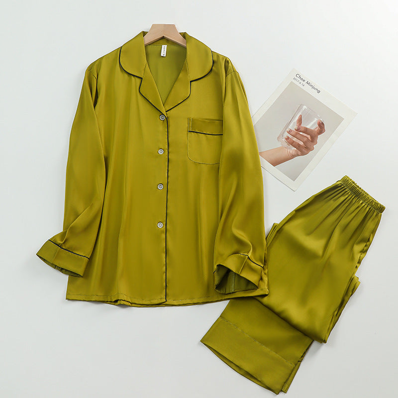 Lapel Pajama Set
