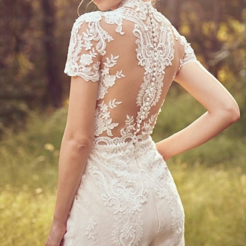 Pants Jumpsuit Wedding Dress