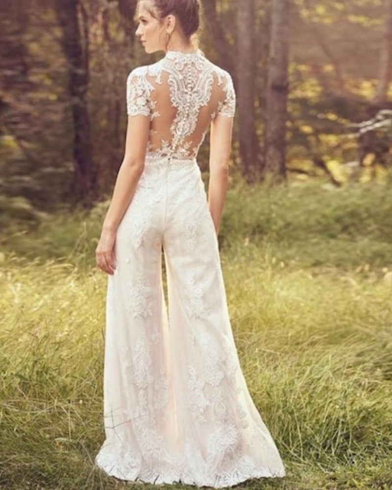 Pants Jumpsuit Wedding Dress