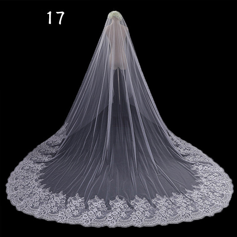 22 Styles Long Wedding Veil