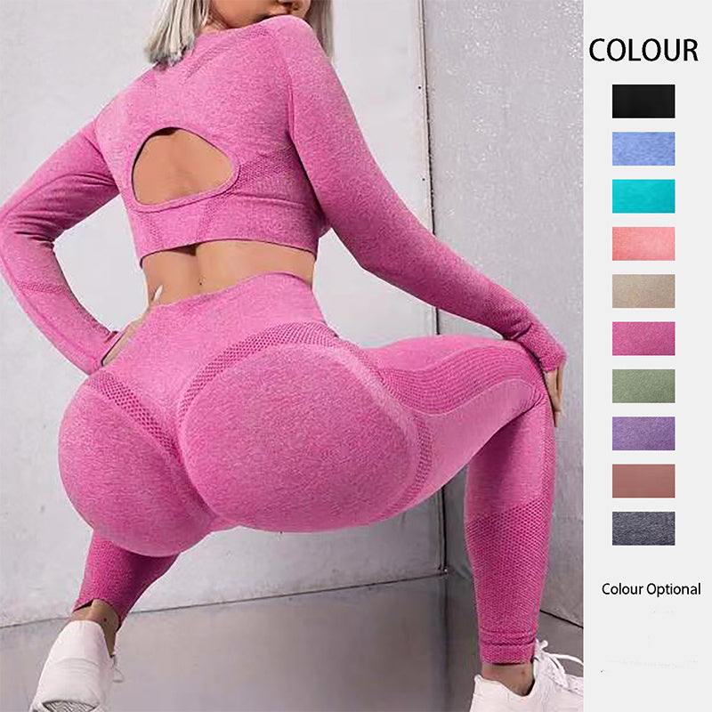 Butt Lifting High Waist Seamless Fitness Leggings Sportswear Outfit