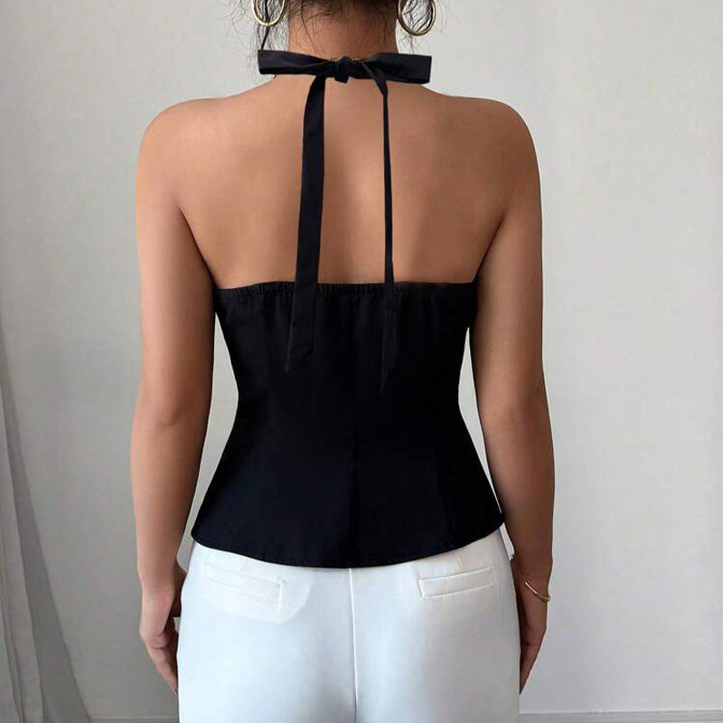 Halter Vest Backless Summer Cardigan