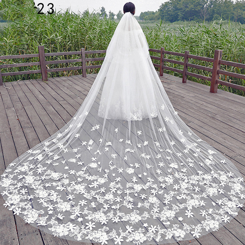 22 Styles Long Wedding Veil