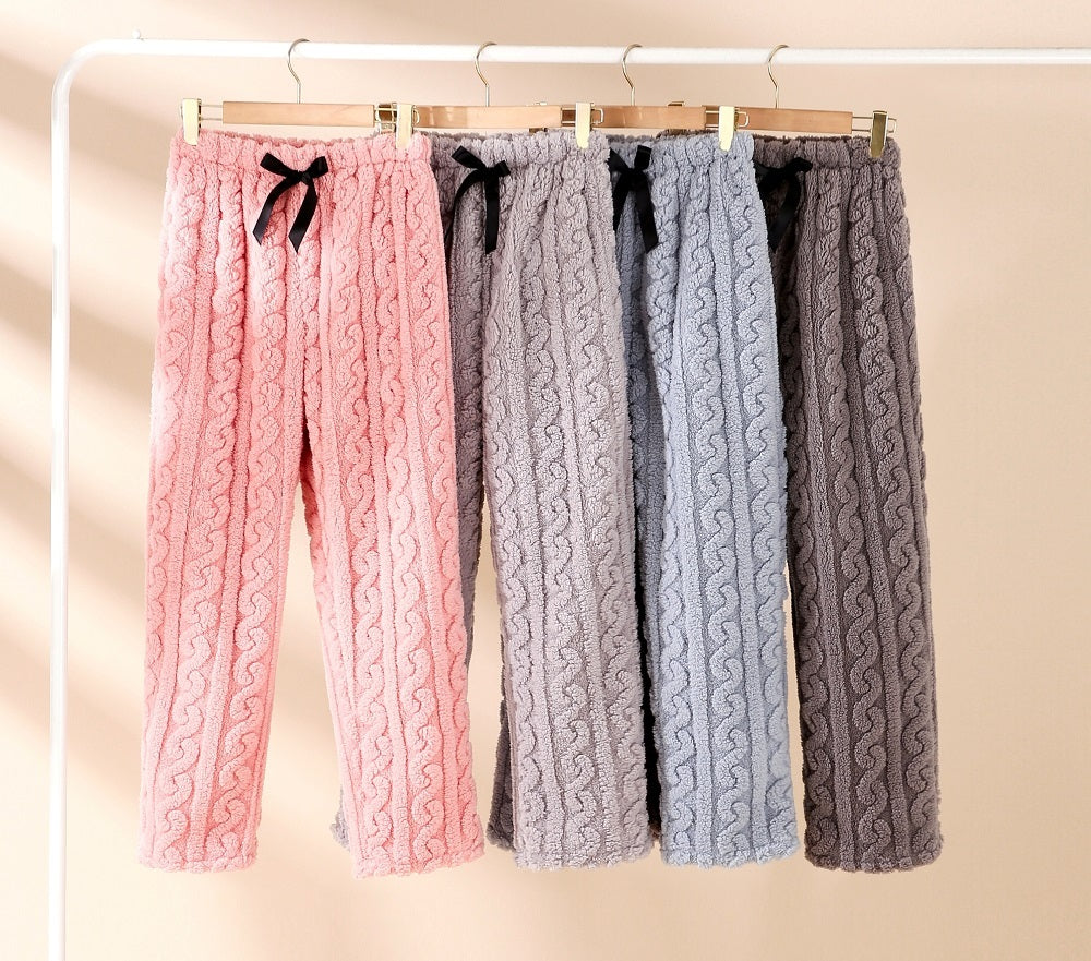Coral Velvet Pajamas