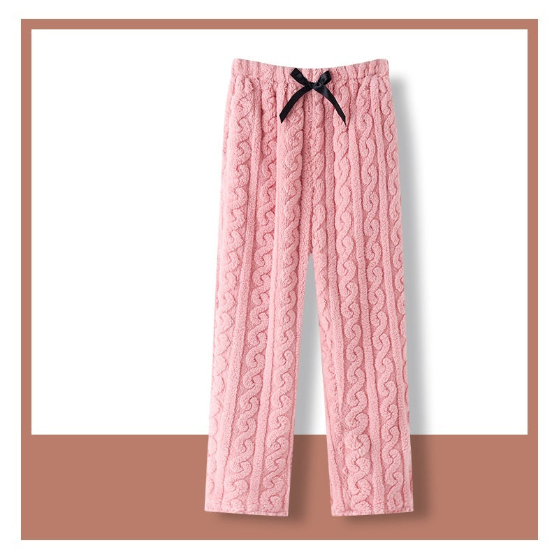 Coral Velvet Pajamas
