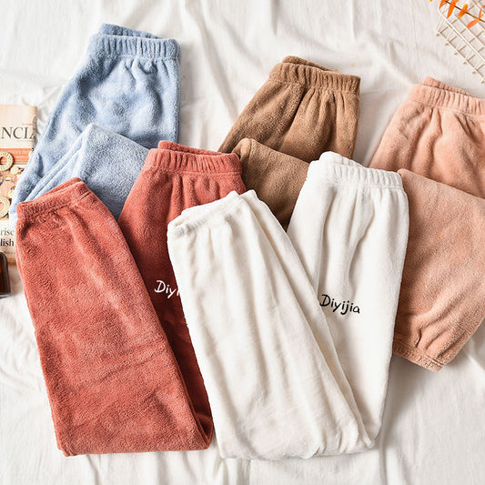 Thermal Fleece Pajama Pants-6 Colors