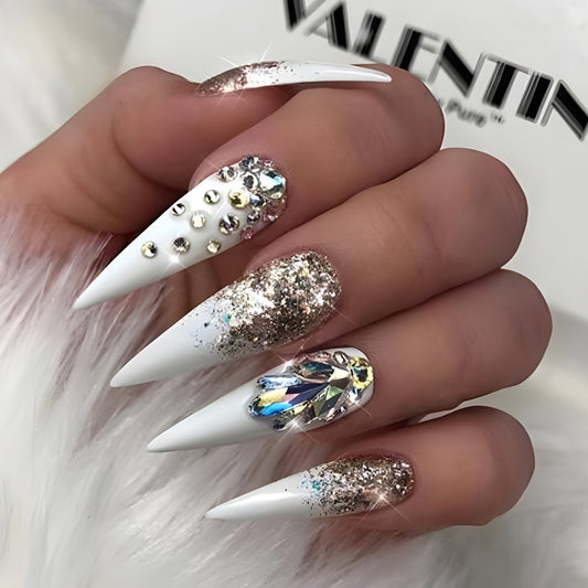 Glam Aurora Nails