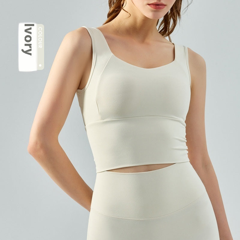 Stretchy Slim Fit Padded Cup Sports Wear