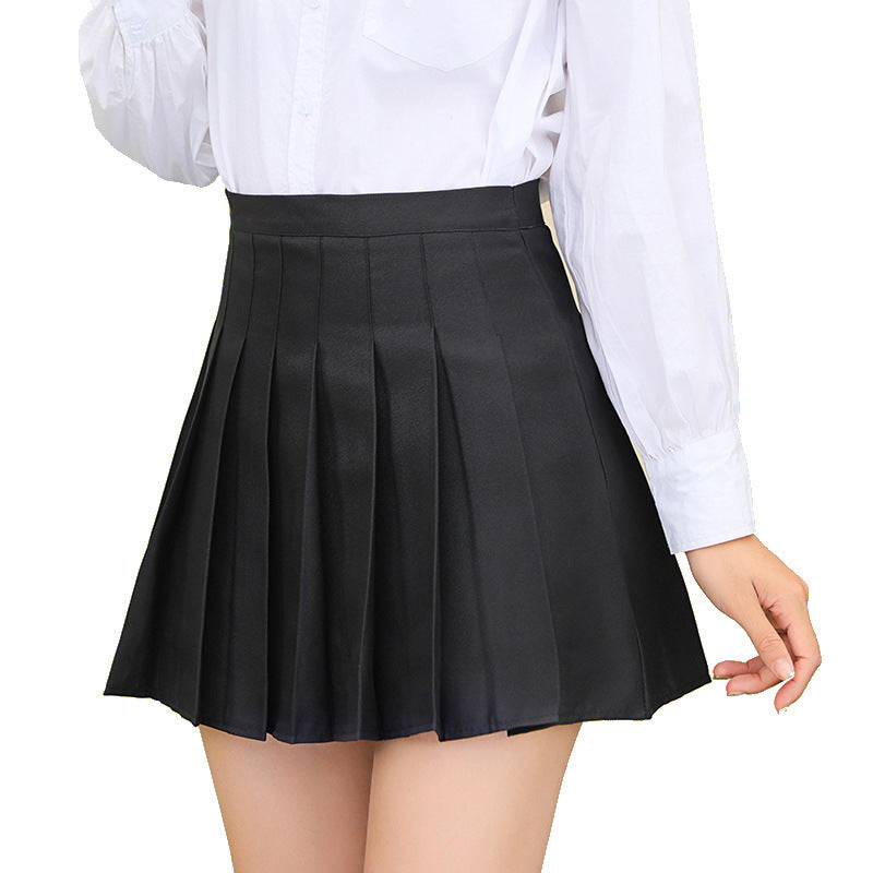 Short Pleated Skirt-4 Colors