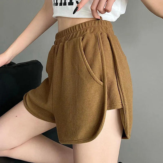 Waffle Sweatpants Shorts