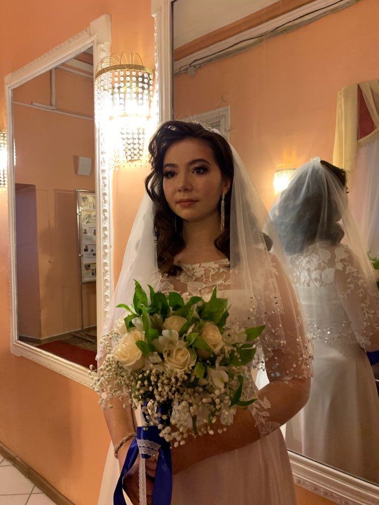 Beaded Sequin Wedding Veil
