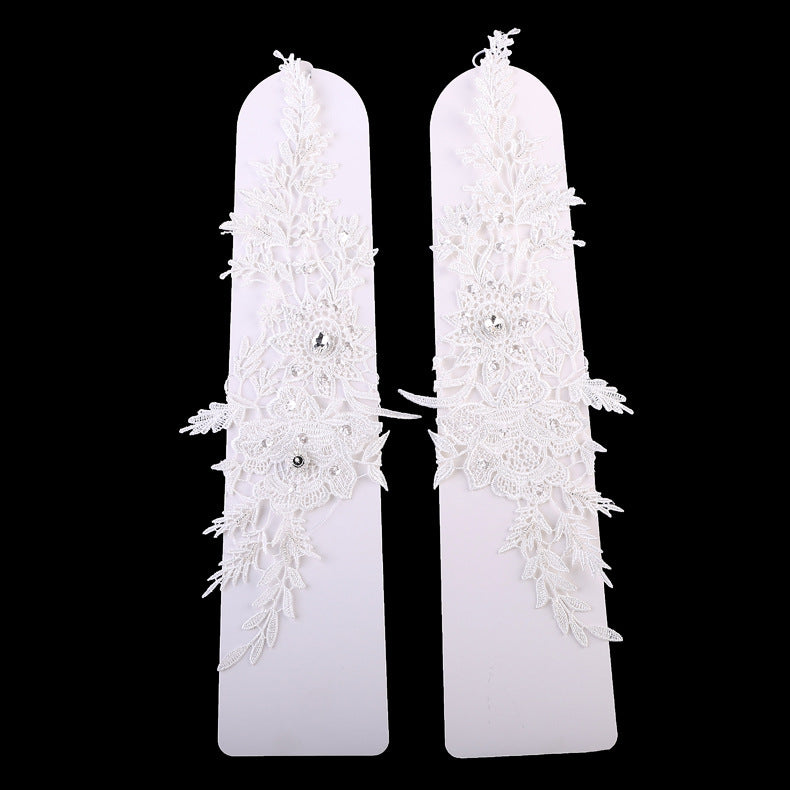 Bride Lace Wedding Gloves