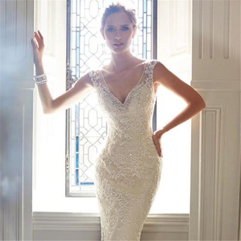 Mermaid Tail Light Wedding Dress