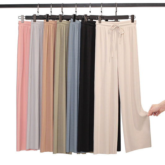 Ice Silk Wide-Leg Pants-14 Colors