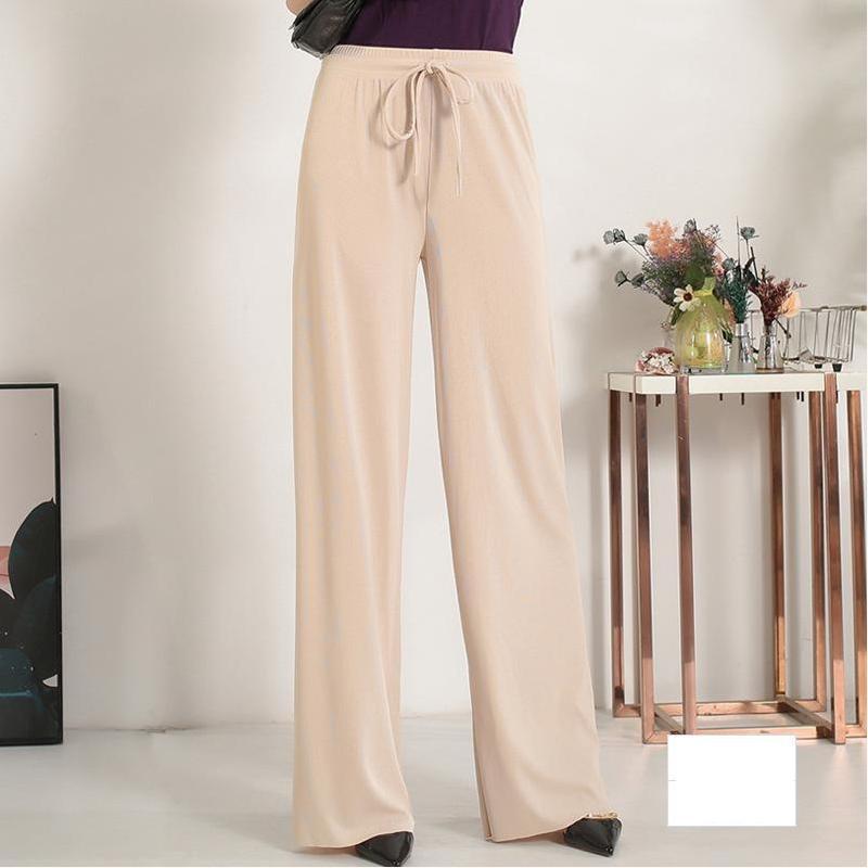 Ice Silk Wide-Leg Pants-14 Colors