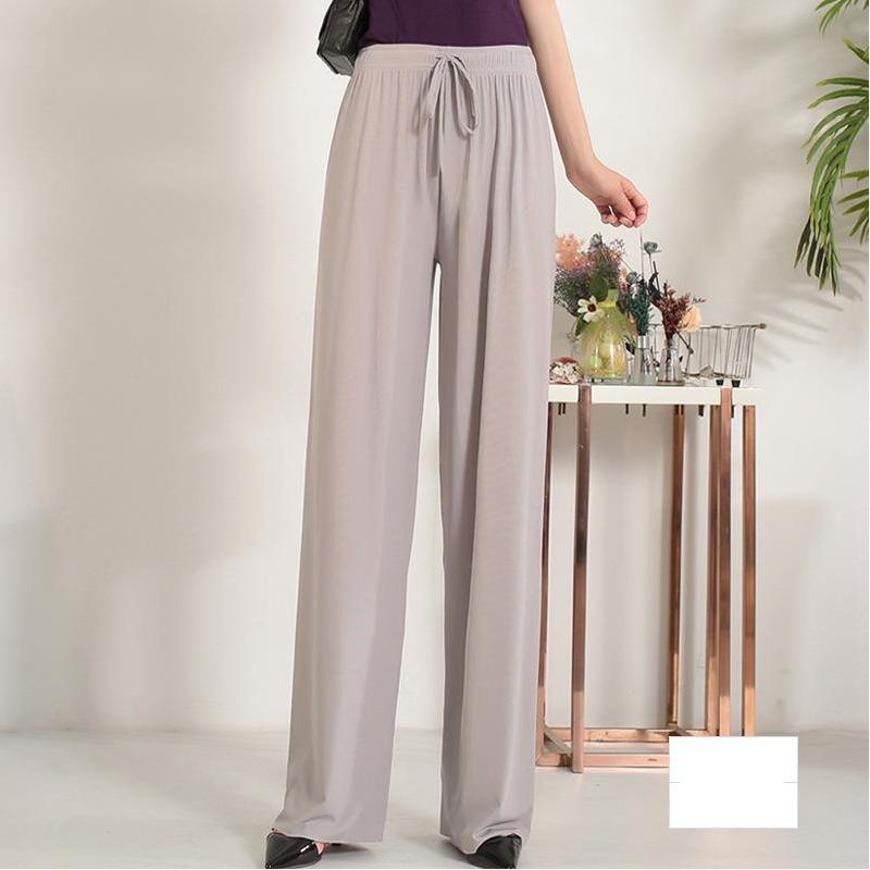 Ice Silk Wide-Leg Pants-14 Colors