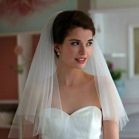 Short Two layer Wedding Veil