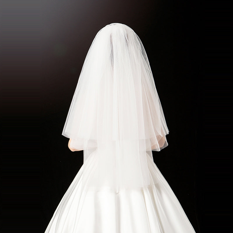 Short Two layer Wedding Veil
