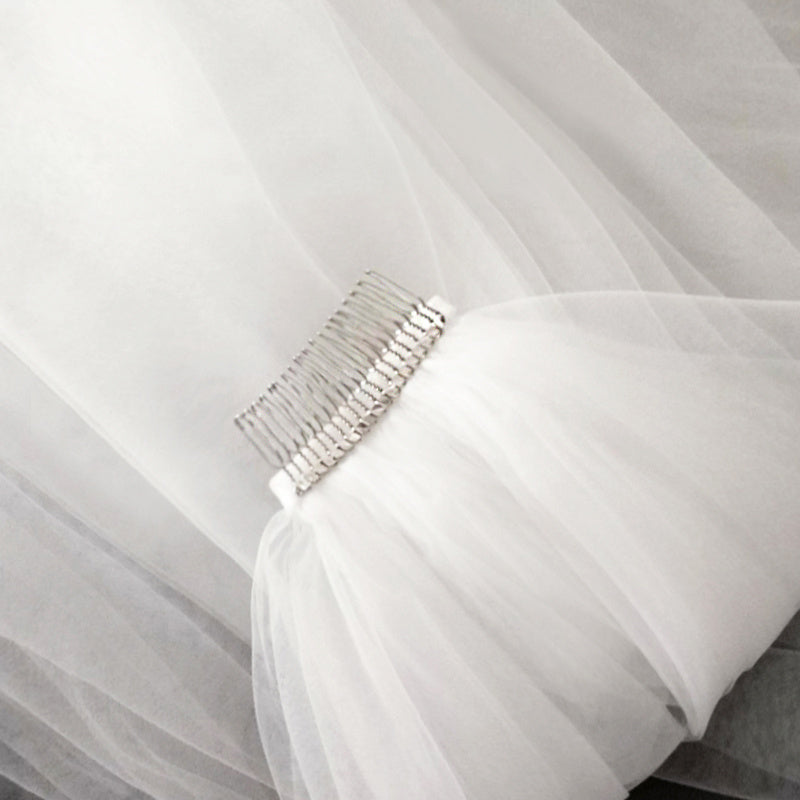 Short Two layer Wedding Veil