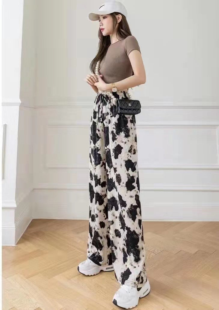Ink Dye Straight Mopping Pants-15 Styles