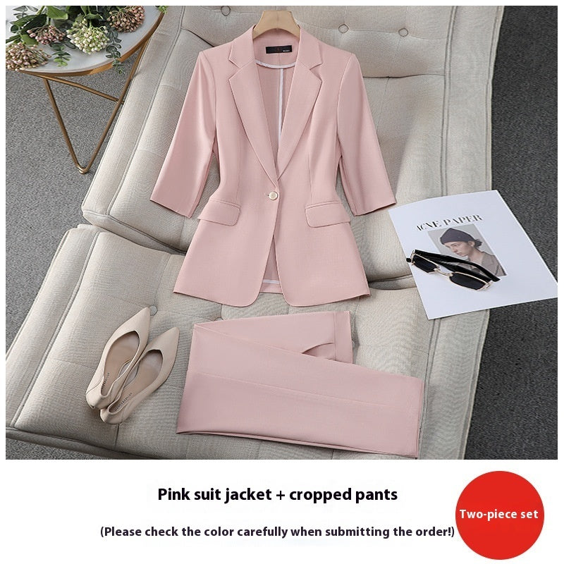 Waist Trimming Stylish Thin Suit